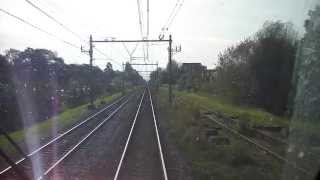 preview picture of video '[cabinerit] A train driver's view: Alkmaar - Uitgeest, SLT, 18-Oct-2014.'
