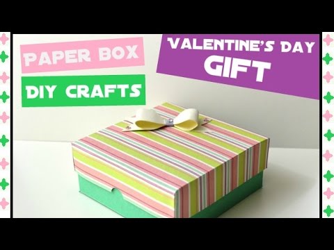 DIY paper crafts idea - Gift box sealed with hearts - a smart way to  present your gift / Julia DIY - YouTube