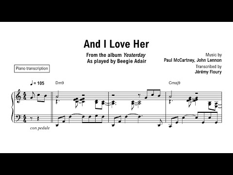And I Love Her - Beegie Adair