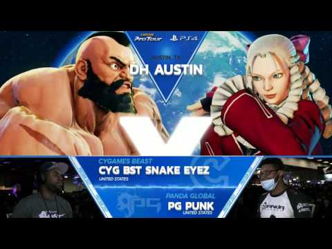 SFV: CY BST SnakeEyez vs PG Punk - Dreamhack Austin 2017 Top 8 - CPT2017