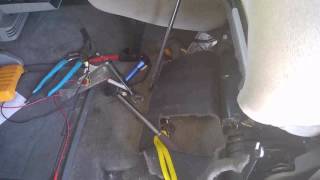 How to cut an access panel for your fuel pump