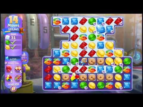 Wonka's World of Candy Level 250 - NO BOOSTERS + FULL STORY 🍫 | SKILLGAMING ✔️