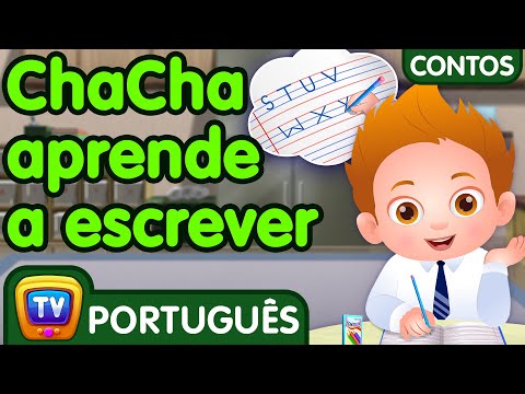 ChaCha aprende a escrever (ChaCha Learns to Write ) - Histórias De Ninar – ChuChu TV Brazil