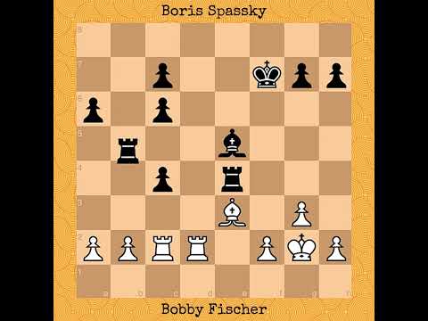 Bobby Fischer vs Boris Spassky | World Championship Match (Game 16), 1972 #chess #chessgame