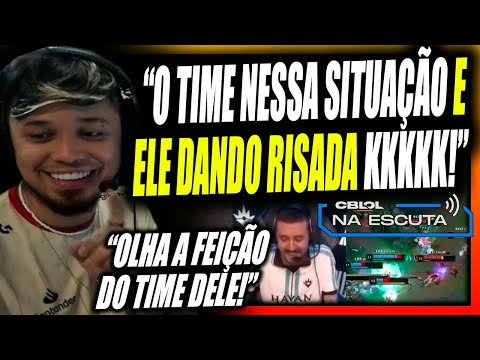TITAN REACT NA ESCUTA RODADA 16: "Vem pro jacaré!" | Na Escuta: CBLOL 2023: 1ª Etapa (Rodada 16)