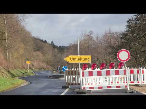 Sturmtief Sabine: Umgestürzte Bäume und Hochwasser an der Kyll