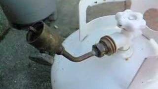 DIY propane tank refilling