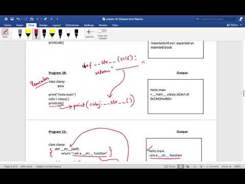 Classes And Objects Part 2 Object Oriented Thinking In Python Day 24