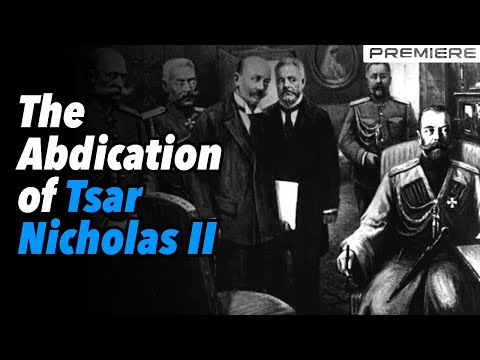 The Abdication of Tsar Nicholas II
