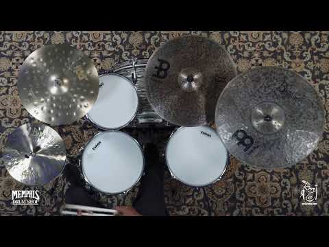 Meinl 13" Byzance Jazz Thin Hi-Hats played by Isac Jamba - 714/898g (B13JTH-1031221B)