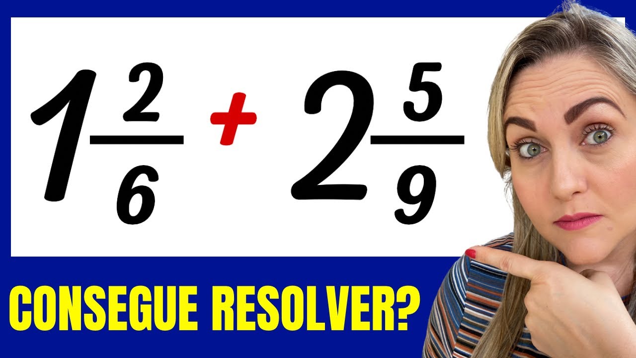 🤯😱ADIÇÃO DE NÚMERO MISTO! Matemática básica todo dia.📚🚀