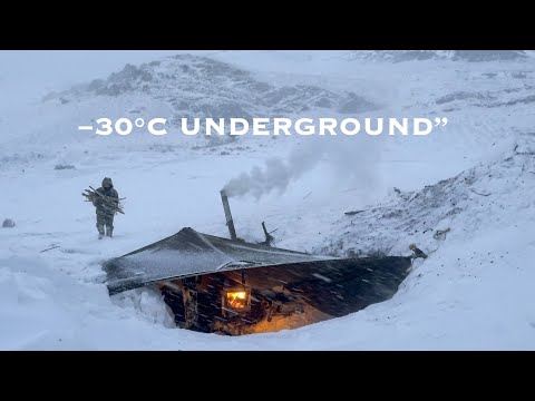 Trapped Underground in a Brutal Blizzard | Extreme Cold Survival