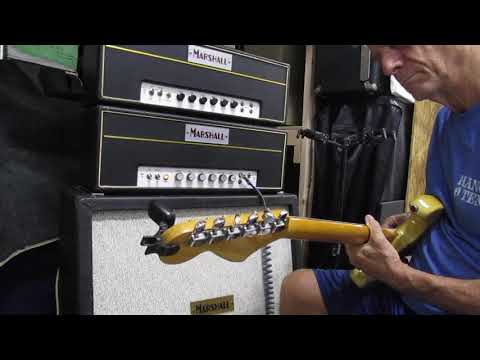 1964 Marshall JTM45 ~ White Traffolyte Panels ~ 1969 Fender Stratocaster