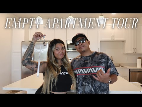 EMPTY APARTMENT TOUR | Our first place together 🔑