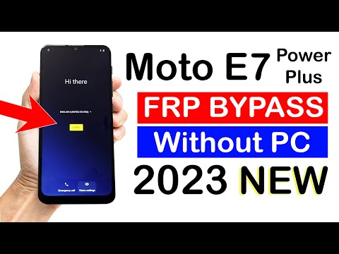 Moto E7 | E7 Plus | E7 Power FRP BYPASS | without pc _ NEW METHOD 2023