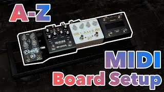 Video thumbnail for How to Setup a MIDI Pedalboard from Scratch - PIRATE MIDI BRIDGE4 by PIRATE MIDI