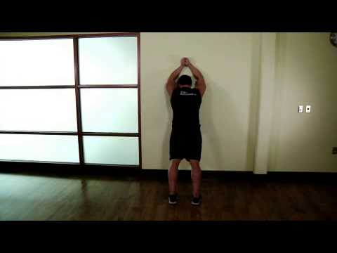Watch Calf Stretch Elbows Against Wall on YouTube