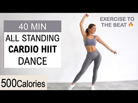 40 Min All Standing Cardio HIIT DANCE Workout | Burn 500 Calories | Exercise to the Beat, SUPER FUN