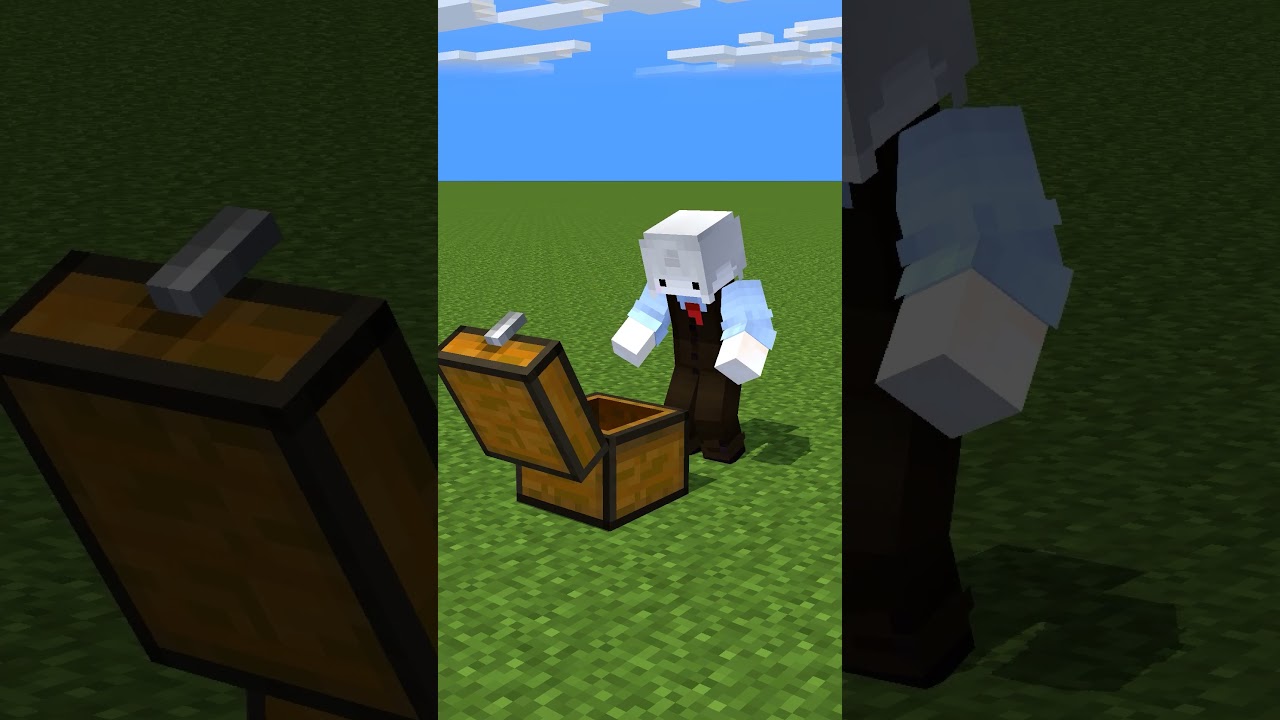 あなたのチェストにもきっと彼らはいるハズです2。/ I am sure they are in your chest too 2.【マイクラアニメーション】 #minecraft