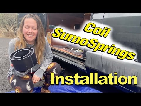Amazing Promaster Suspension Upgrade! - Part 2: Front Coil Sumo Spring Install #vanlife #SumoSprings