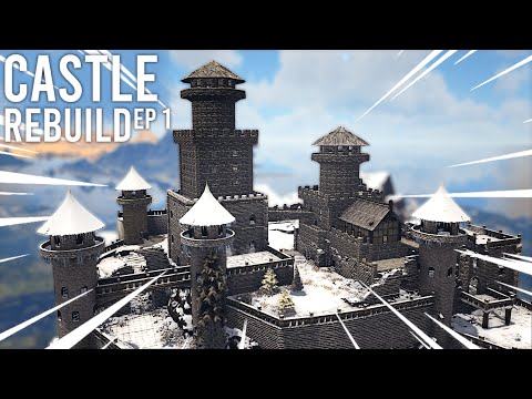 ARK: Lost Island - Rebuilding the Snow Castle Ep 1 | Speed Build