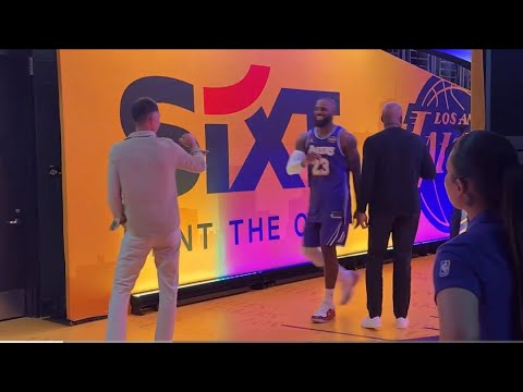 LeBron, Luka Austin Reaves Immediately After The Lakers 129-119 W Over The Mavericks. HoopJab NBA