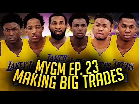 NBA2K16 Lakers MyGM Ep. 23 - 4 AMAZING TRADES!! OMFG!