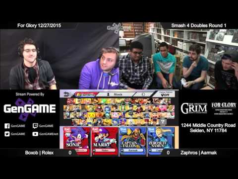 Boxob & Rolex vs Zaphros & Aarmak | Smash 4 Doubles Winners Round 1 | For Glory 12/27/2015
