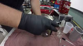 Checking for water in gasoline