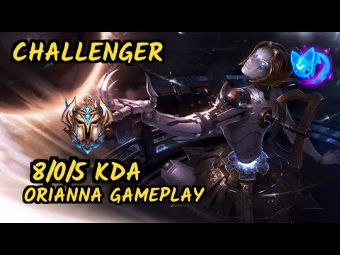 DOPA (Apdo) (ORIANNA) vs CASSIOPEIA - 8/0/5 KDA MID CHALLENGER GAMEPLAY - KR