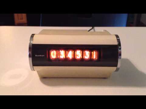 My Retro 1960s Nixie Tube Clock Demo