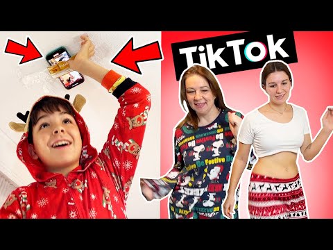 Familia crea TIKTOKS imposibles NAVIDEÑOS 🎄 ¡VIRALES y SÚPER DIVERTIDOS!
