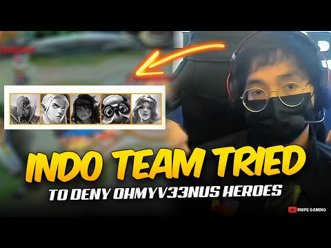 WHEN INDO TEAM TARGET BAN VEENUS HEROES BUT THEN THIS HAPPEN..🤣