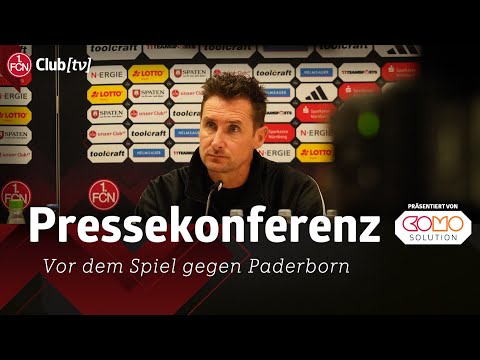 RE-LIVE: Die PK mit Miro Klose vor dem Spiel gegen Paderborn
