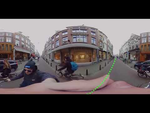 Amsterdam bike ride 360 video VR2 Output