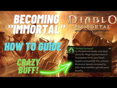 How I Became an Immortal (Guide Included) in Diablo Immortal - CRAZY BUFF!