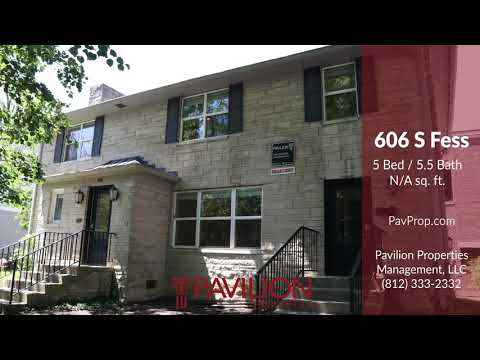 606 S Fess Ave - 5Bedroom /5.5Bathroom - Newly Renovated! property video