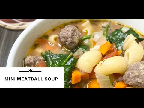 Mini Meatball Soup