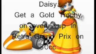 Mario Kart DS Unlockable Characters