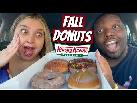 Rating the NEW Fall Krispy Kreme Donuts! ????????