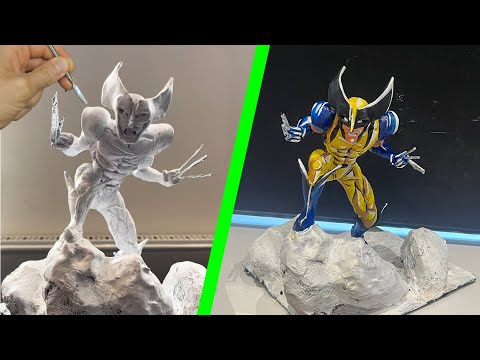 Sculpting WOLVERINE [X-Men TAS] - Timelapse