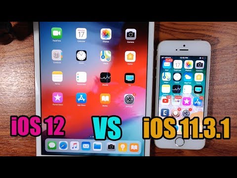 iPad Mini 2 (iOS 12GM) (A7) VS iPhone 5s (iOS 11.3.1) (A7)