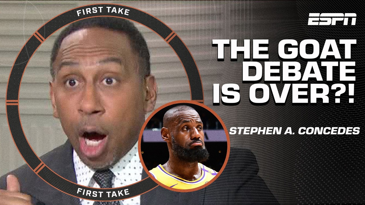 Stephen A. CONCEDES LeBron James is THE GOAT OF LONGEVITY! 🤯 LeBron 50K PTS REACTION 🔥 | First Take