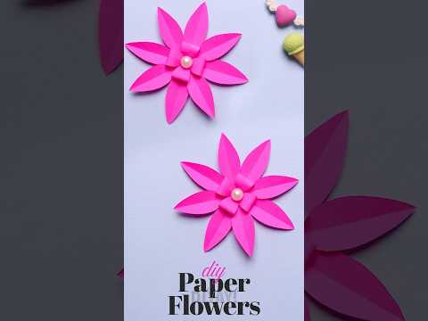 DIY Decorative Paper Flowers 🌸 #paperflower #papercraft #diy