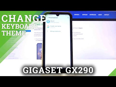 How to Change Keyboard Theme on GIGASET GX290 – Set Keyboard Theme
