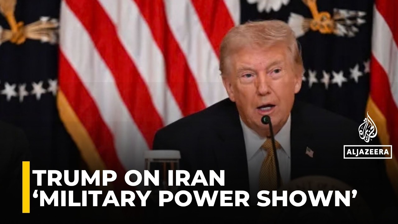 Trump Speaks on Iran Strikes, Military Power & Global Security | White House Remarks