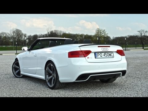 (ENG) Audi RS 5 Cabriolet - test drive and review Video
