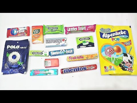 Mouth freshener candies collection