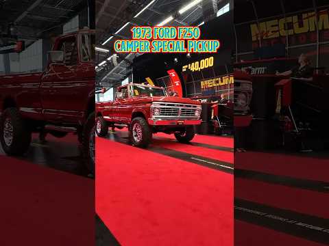 1973 Ford F250 Camper Special Pickup. #shorts #fordf250 #classicfordtrucks #mecumauctionstulsa2025