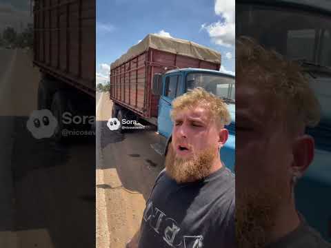 ake Paul rompió el 1114 entrando a Timbúes🇦🇷 El palier no aguantó el cereal #JakePaul #camioneros